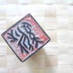 Rooster the zodiac. Chinese..