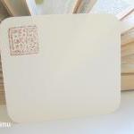 Coffee. Handprinted note ca..