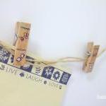 Hand painted memo clothes w..