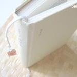 Love. Suede bookmark with h..